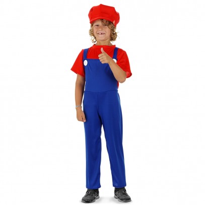 Super Klempner Kostüm für Kinder 
