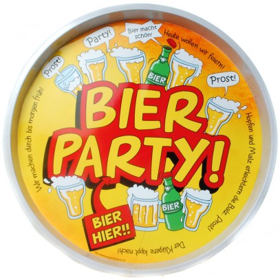 Tablett Bier Party