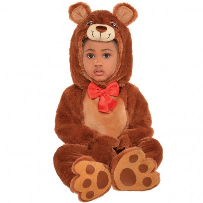 Flauschiges Teddy Kostüm für Babys
