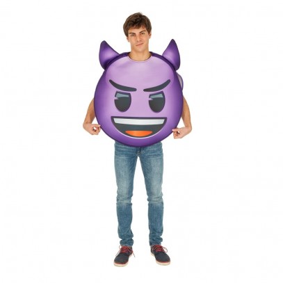 Teufel Emoji Kostüm für Erwachsene