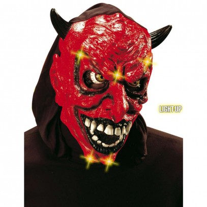Teufels Maske mit Leuchteffekten