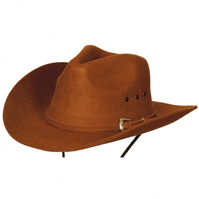 Texas Cowboyhut Deluxe braun