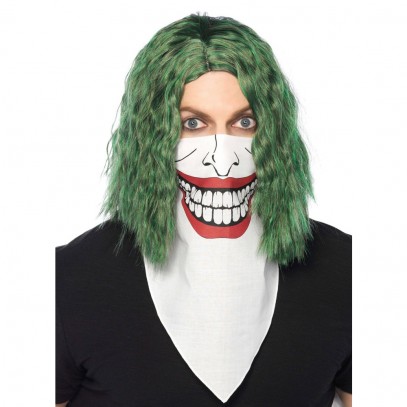 Joker Grinse Bandana-Maske