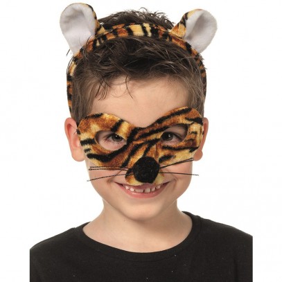 Tiger-Maske mit Ohren