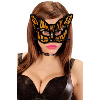 Tiger Maske mit Strass