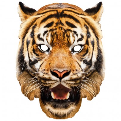 Tiger Pappmaske