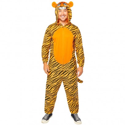 Tiger Overall Kostüm für Herren
