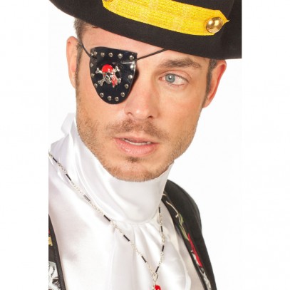 Totenkopf Piraten Augenklappe