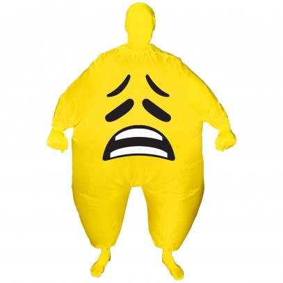 Trauriges Emoji Kostüm Aufblasbar