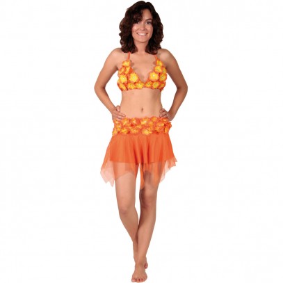 Tropical Bikini & Rock Set orange