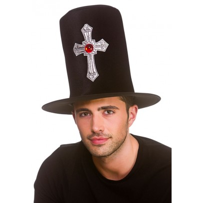 Grabräuber Halloween Hut mit Kreuz