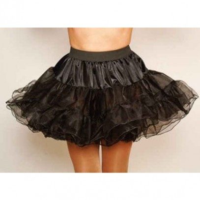 Petticoat mit Drahtkante schwarz