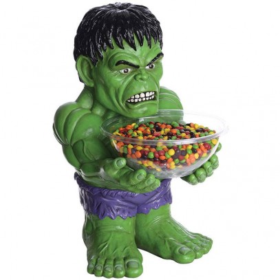 Hulkfigur mit Bonbonschale