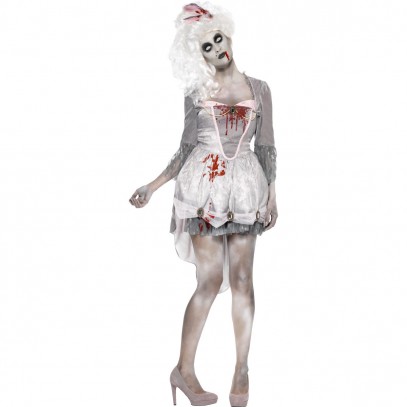 Undead Lady Barock Zombie Kostüm 1