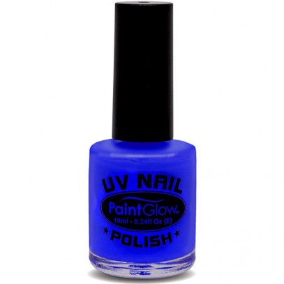 UV Neon Nagellack blau