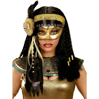 Venezianische Beauty Maske schwarz-gold