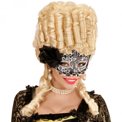Venezianische Maske Christine Black 1
