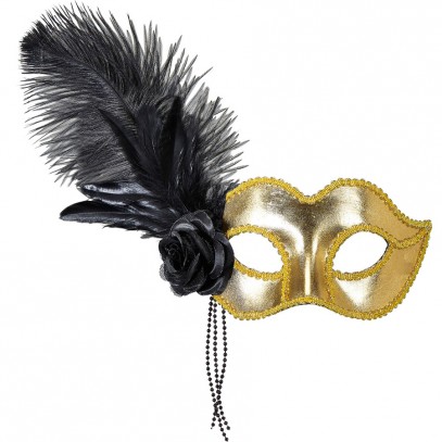 Venezianische Valencia Maske gold