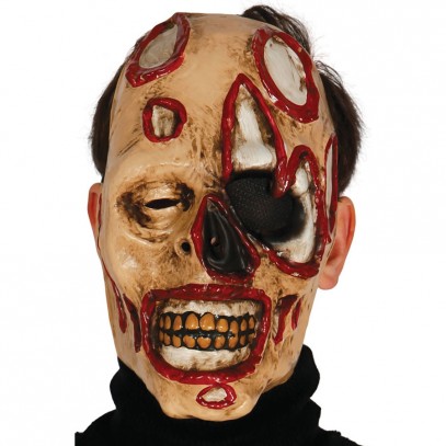 Verätzte Zombie Maske