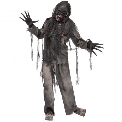 Verbrannter Toter Zombie Deluxe Kostüm