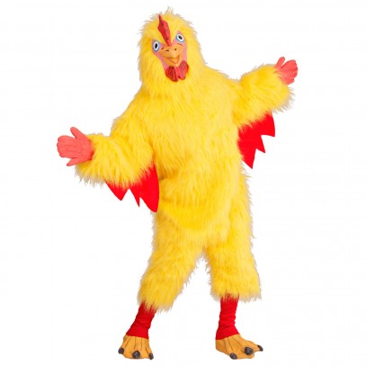 Verrücktes Huhn Kostüm aus Plüsch