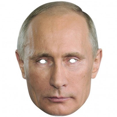 Vladimir Putin Pappmaske