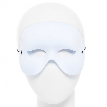 Klassische Augenmaske in Weiß