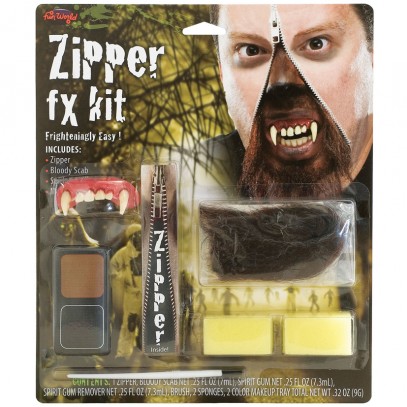 Werwolf Zipper Make-Up Set