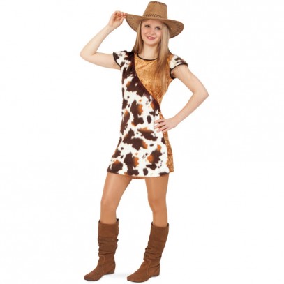 Western Cowgirl Plüschkostüm für Teenager