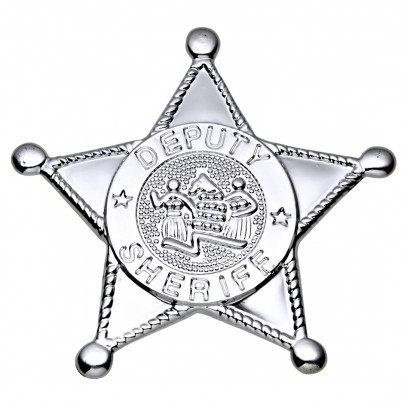 Western Sheriff Stern silber