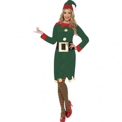 Wichtel-Lady Weihnachtskostüm 