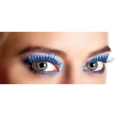 Wimpern holographic-blau