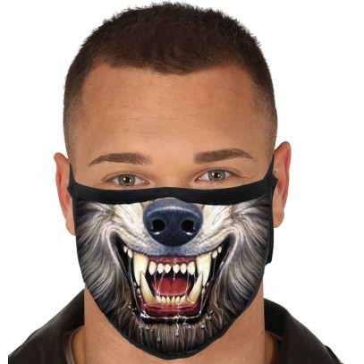 Nase-Mund-Maske Werwolf