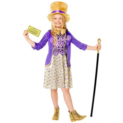 Willy Wonka Kostüm für Mädchen