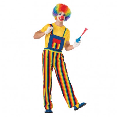 Clown Stripes Herrenkostüm
