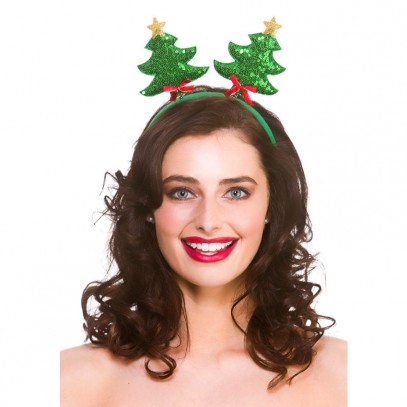 Weihnachtsbäume auf Haarreif für Damen 1