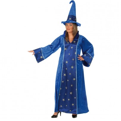 Zauberin Kostüm Fullcut für Erwachsene 2tlg