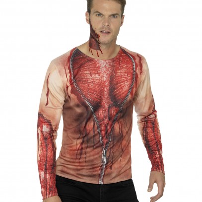 Zerrissene Haut 3D Shirt für Herren