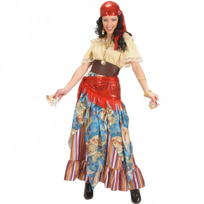 Zigeunerin Wahrsagerin Kostüm in Theaterqualität