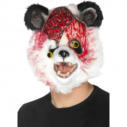 Zombie Panda Maske für Erwachsene