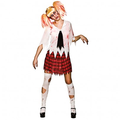 Zombie Studentin Kostüm für Damen