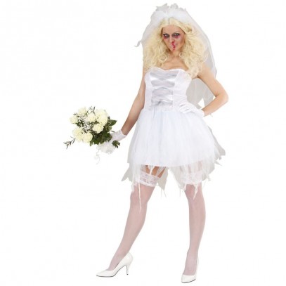 Zombie Braut Kostüm für Damen