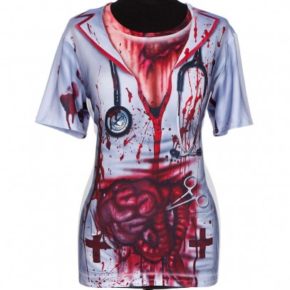 Zombie Doktor T-Shirt für Damen 1