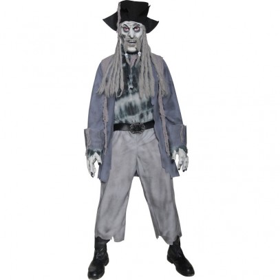 Captain Death Zombie Geisterpirat Kostüm