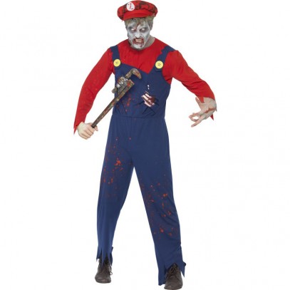 Zombie Klempner Kostüm 1