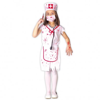 Zombie Krankenschwester Kinderkostüm