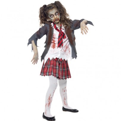 Zombie School Girl Kostüm 1