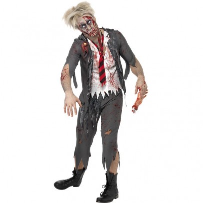Highschool Horror Zombie Schüler Kostüm
