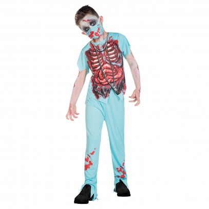 Zombie Chirurg Kinder Kostüm