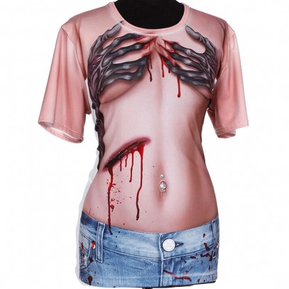 Zombie T-Shirt für Damen 1